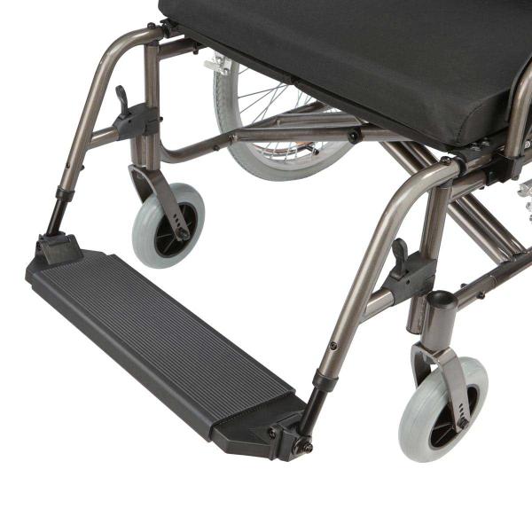 Rollstuhl Econ XXL  Detailansicht Fußplatte